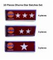 Rectangle Multicolor Printed indian oil corporation star batches