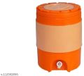 Round Orange Plain k-50786 12 ltr insulated plastic water jug
