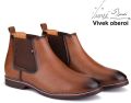 Brown bersache men comfortable casual outdoor stylish partywear boots