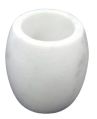 2x2 Inch Oval White Marble Napkin Ring
