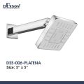 Brand Name Polished Silver platena abs shower