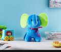 Blue Standing Elephant Soft Toy