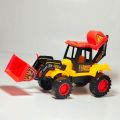 Multicolor plastic bulldozer kids toy