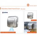 Wone Stainless Steel Silver Automatic 1800 W 4.5 Kg hepa filter jet air hand dryer