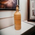 handmade clay water bottle