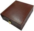 Brown Leather Jewellery Box
