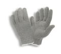 Grey Cotton Knitted Gloves