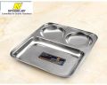 Stainless Steel Baby Compartment Plate