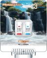 Electric White Fully Automatic Electric 220V stream plus hot normal water purifier