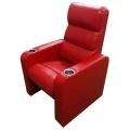 Mild Steel Red Plain Recliner Chair