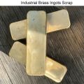 Golden industrial brass ingots scrap