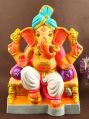 13.5 INCH Manomay Eco Friendly Ganesha Idol in Raja Pose of Ganpati