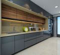 Wooden Available in Different Colors Modern acrylic shutter modular kitchen