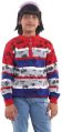 Kids Sweater Boys Woolen Top Sweater B1_Red