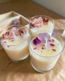 Soy Wax Multicolor decorative glass candle
