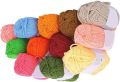 Available in Many Colors Dyed shoddy wool yarn