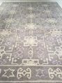 Hand Knotted Wool Turkish Oushak Rug
