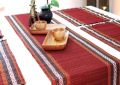 handmade organic korai grass embroidered table place mat