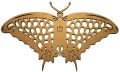 MDF Wood Brown mdf butterfly wall hangings