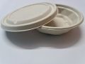 Bamboo Bagasse Anti Leak Round Container with Lid
