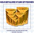 Gold metalized stand up pouch