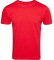 Mens Red Round Neck T-Shirt