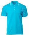 Sku Blue Unisex Cotton Polo T-Shirt