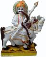 Polished Multicolors Printed tejaji maharaj marble statue