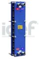 Paint Coated Blue Automatic 220V Stainless Steel Plate Heat Exchangers