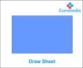 SMMS Nonwoven Fabric Sky Blue Plain disposable draw sheet