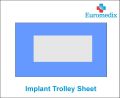 SMMS nonwoven Fabric Sky Blue Plain implant trolley sheet