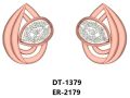 ER-2179 Ladies Rose Gold Earring