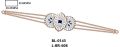 L-BR-608 Ladies Gold Bracelet