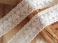 white embroidered cotton garment laces