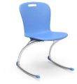 Polished Blue Plain Student Chair