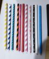 Multicolor Printed paper straw
