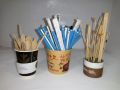 Multicolor wooden coffee stirrer