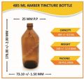485ml Amber Tincture Glass Bottle