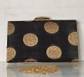 Rectangular Multicolor ethnic box clutch