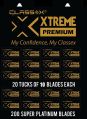 Xtreme Premium Stainless Steel Razor Blades