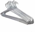 Silver Plain stainless steel cloth hanger