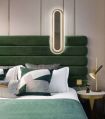 Green designer suede double bed