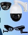 White Electric Dome Camera CCTV Security System