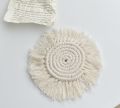 Home Decor Natural Cotton handmade macrame coaster