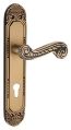 Krone Antique Finish bloomer brass mortise handle