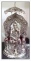 White Metal Sai Baba Statue
