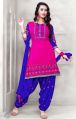 Embroidered Unstitched Patiyala Suit Fabrics