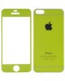 Casepurchase Light Green Tempered Glass For Apple iPhone 5S