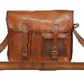 Handmade Vintage Leather Laptop Bag, Messenger Bag 10&amp;quot; x 13&amp;quot; x 3.5&amp;quot;
