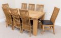 Wooden Dining Table High Back Chair